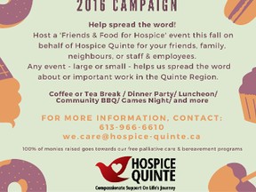 hospice quinte friends and food