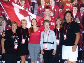 Evan Van Moerkerke with family and Friends in Rio. (CONTRIBUTED PHOTO)