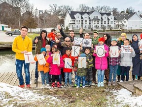 The Al Jasem family and their relatives are among the refugees brought to Canada through the Lifeline Syria Challenge launched by Toronto's Ryerson University last summer.