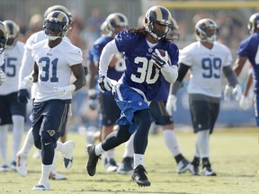 Los Angeles Rams' Todd Gurley is our top-ranked running back this season. (AP)