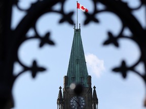 Parliament Hill in Ottawa, Ontario,Canada is seen August 11, 2016.
AFP PHOTO / Lars HagbergLARS HAGBERG/AFP/Getty Images
