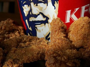 Has Col. Sanders' nephew inadvertently revealed to the world the secret blend of 11 herbs and spices behind KFC's fried chicken empire? (Justin Sullivan/Getty Images)
