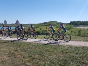 The Bison Butte Mountain Bike Course is the first mountain bike venue in central Canada to meet national standards, Canada Summer Games officials said on Friday. (2017 CANADA SUMMER GAMES/TWITTER PHOTO)
