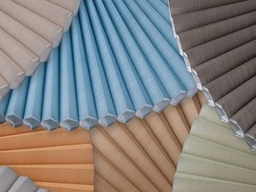 Shades feature energy-efficient designs and are now available in a wide array of fabrics, pleat sizes, colours and textures.