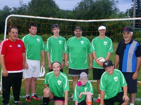 This summer saw soccer volunteers Jim Cress and Frank Malvaso devoting their time, each and every Wednesday evening, introducing the sport of "blind soccer" to the Sudbury area. Randy Pascal/For The Sudbury Star