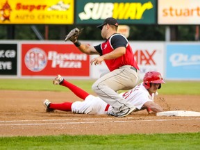 The Goldeyes lost to the Explorers. (HANDOUT PHOTO)