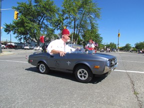 The Lambton Shrine Club Motor Corps is shown in this file photo performing during the Captain Kidd Days parade on Saturday August 1, 2015 in Corunna, Ont. The corps has cancelled appearances for the remainder of this year. Officials at the Shriners International regional office in London aren't saying why.
File photo/Sarnia Observer/Postmedia Network