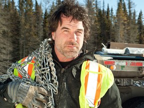 Darrell Ward in "Ice Road Truckers."