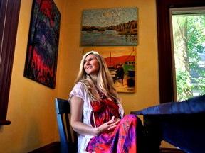 Local artist Amanda Rowe in London Ont. August 23, 2016. CHRIS MONTANINI\LONDONER\POSTMEDIA NETWORK