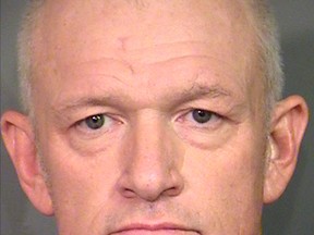 This undated photo provided by the Clark County Detention Center shows Alexander Montagu-Manchester. Police say he identifies himself as British royalty, with the title of the 13th Duke of Manchester. He's jailed in Las Vegas ahead of court hearings Tuesday, Aug. 29, and Wednesday, Aug. 30, 2016, on separate felony burglary and false police report charges that could put him in prison for up to 14 years. He also faces a driving under the influence of drugs charge from 2015. (Clark County Detention Center via AP)