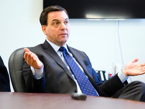 Tim Hudak speaks to The Standard in this file photo. Julie Jocsak/Postmedia Network