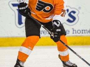 Ivan Provorov on the ice at the NHLPA Rookie Showcase in Toronto on Aug. 29, 2016. (Craig Robertson/Toronto Sun/Postmedia Network)