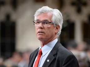 Natural Resources Minister Jim Carr answers a question during Question Period in the House of Commons on Parliament Hill in Ottawa on Tuesday, May 17, 2016.