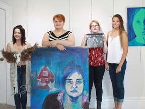 All four recipients of Gallery in the Grove's 2016 Scholarship Program. 
CARL HNATYSHYN/SARNIA THIS WEEK