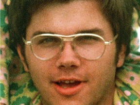 In this 1975 file photo, Mark David Chapman is seen at Fort Chaffee near Fort Smith, Ark. The New York state Board of Parole on Monday, Aug. 29, 2016, announced that it has again denied parole to Chapman, who on Dec. 8, 1980, shot and killed John Lennon, the former Beatle, outside his luxury Manhattan apartment. (AP Photo/Greg Lyuan, File)