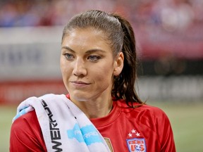 United States of America goalkeeper Hope Solo before a match against the China PR in the World Cup Victory Tour at the Mercedes-Benz Superdome. (Derick E. Hingle/USA TODAY Sports)