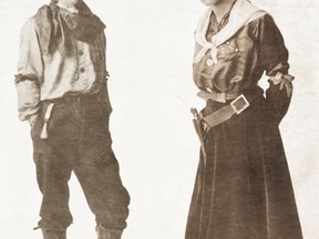 Photo courtesy of the Museum of the Highwood. Guy Weadick and Flores LaDue performed rodeo and wildwest shows throughout the United States and Canada. The first Stampede kicked off on September 2, 1912.