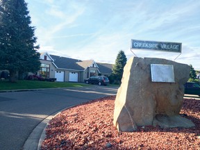 The roads and alleyways of Creekside Village are not currently owned and operated upon by the town. The residents seek to change that. | Andrew Glen McCutcheon photo/Pincher Creek Echo