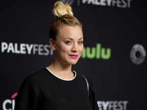 Kaley Cuoco attends the 33rd Annual Paleyfest: "The Big Bang Theory" held at the Dolby Theatre on Wednesday, March 16, 2016, in Los Angeles. (Photo by Richard Shotwell/Invision/AP)