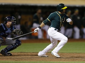 The Athletics traded outfielder Coco Crisp to the Indians as Cleveland shores up their outfield depth for a playoff run. (Ben Margot/AP Photo/Files)
