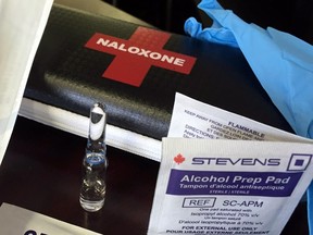 Naloxone kits, as shown above, are now available at Lambton Public Health (Handout)