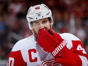 Henrik Zetterberg of the Detroit Red Wings will not play in the World Cup of Hockey or his native Sweden because of an injury. (Photo by Christian Petersen/Getty Images)