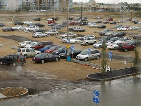 The Century Place LRT Parking lot, located in south Edmonton was so full that people were turned away in the AM on Wednesday September 08 / 2010. Brian J. Gavriloff / Postmedia