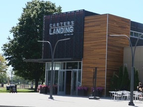 Carters Landing restaurant in the Beach has been open since July. (Veronica Henri/Toronto Sun)