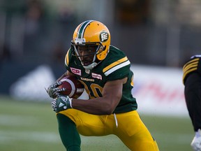 Eskimos head coach said he'll hold off making a decision how he'll use starter John White and last week's Player of the Week Shakir Bell in Monday's game against the Stampeders. (File)