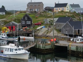 Nova Scotia's Peggy's Cove attracts tourists, but tourism isn't enough to replace the lost industries of The Maritimes.(Photo by Graham Hicks)