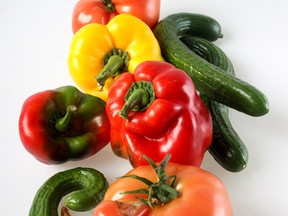 A collection of odd looking peppers,tomatoes and zucchini. FILE PHOTO