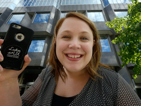 Kathleen MacAinsh is the city co-founder of Ladies that UX London Ontario, a welcoming, transparent community of women that work in or are interested in UX, tech, design and communications who positively promote and teach each other. The group will be partners with the London Public Library and Ladies Learning Code to raise awareness regarding the gender gap and a male-dominated tech industries. (MORRIS LAMONT, The London Free Press)