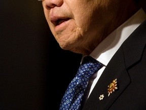 Former lieutenant-governor Norman Kwong in a 2010 file photo. The well known Albertan died Sept. 3, 2016 at 86.