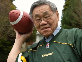 Former CFL star Normie Kwong, who went on to serve as Alberta’s lieutenant governor, died Saturday. (Postmedia Network file photo)
