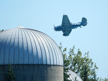 The Yak Attack Grumman WWII TBM Avenger perfumes at the 67th annual Canadian International Air Show (CIAS) soared over Lake Ontario and the CNE on the Labour Day weekend.   Sunday September 4, 2016. Jack Boland/Toronto Sun/Postmedia Network