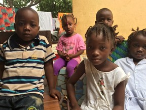 Children left orphaned and abandoned from the Ebola crisis in Guinea. (Liz Payne, Postmedia News)
