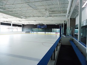 Local operators are hoping to open The Pond at Rhino Sports and Play, a scaled-down, real-ice rink, at the old Zellers property on Bell Boulevard in October. The facility will resemble the above rink, in Minnesota. (Submitted photo)