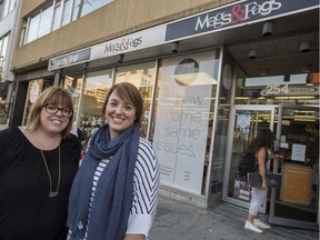 Sisters and co-owners Charlene, left, and Christa Blaszczyk have changed the name of Mags and Fags to The Gifted Type. ERROL MCGIHON / POSTMEDIA