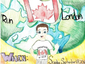 The poster was created by Dayanna Alarcon Recinos of  St. Paul Catholic School.