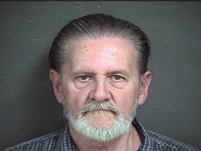 Lawrence Ripple is seen in an undated photo provided by the Wyandotte County Detention Center. Ripple, who is  accused of robbing a bank in Kansas City, Kan., on Friday, Sept. 2, 2016, told investigators he would rather be imprisoned than living with his wife. Ripple was charged with bank robbery on Sept. 6. (Wyandotte County Detention Center via AP)