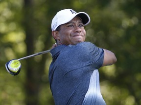 Tiger Woods says he hopes to play next month in the PGA's Safeway Open in Napa, California, his first competitive golf since August 2015. (AP Photo/Steve Helber, File)