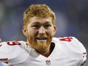 Former San Francisco 49ers fullback Bruce Miller. (AP Photo/Duane Burleson,File)