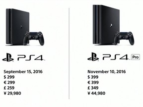 PlayStation 4 Slim and PlayStation 4 Pro. (Supplied)