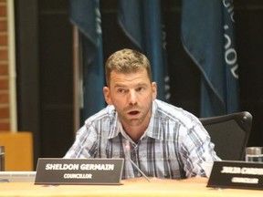 Coun. Sheldon Germain listens during council on Tuesday, June 21, 2016. Cullen Bird/Fort McMurray Today/Postmedia Network