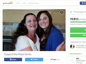 Rita Maze, left, and her daughter Rochelle are pictured in an undated photo. (GoFundMe Photo)