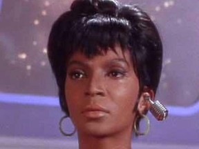 Nichelle Nichols as Nyota Uhura of Star Trek