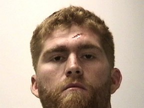 A booking photo provided by the San Francisco Police Department shows San Francisco 49ers fullback Bruce Miller. (San Francisco Police Department via AP)