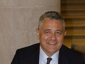 Jeffrey Toobin signs copies of his new book 'American Heiress' at the Parkway Central Library in Philadelphia, Pennsylvania. (WENN.COM)