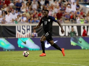 TFC forward Jozy Altidore collected three goals in two games over the international break with the United States. (GETTY IMAGES)