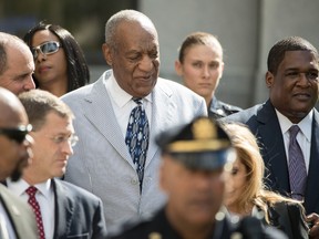 Bill Cosby departs after a pretrial hearing in his sexual assault case at the Montgomery County Courthouse in Norristown, Pa., Tuesday, Sept. 6, 2016. (AP Photo/Matt Rourke)